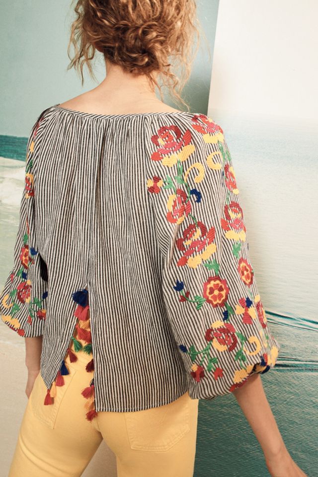 Embroidered Soleil Top #4