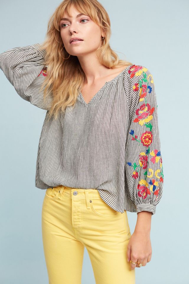 Embroidered Soleil Top #1