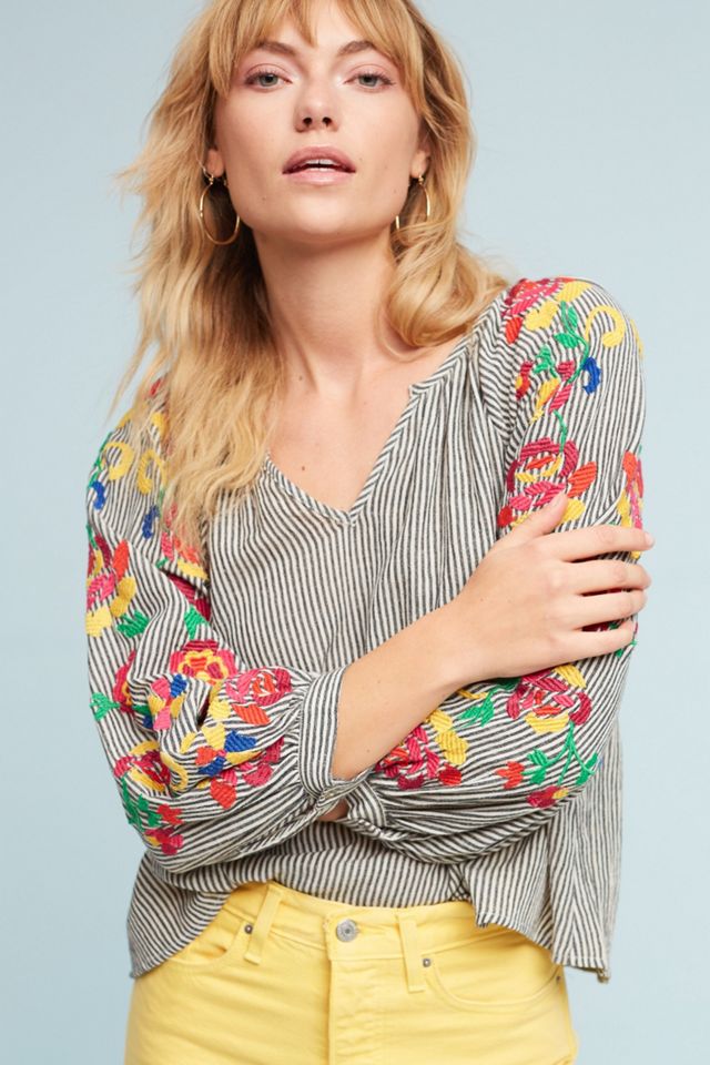 Embroidered Soleil Top #2