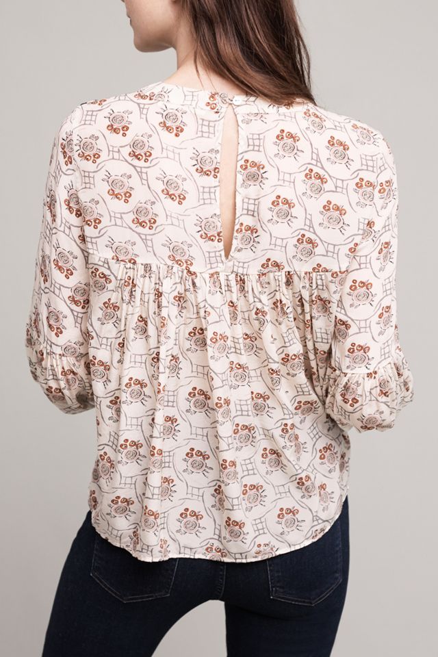 Sala Beaded Peasant Top #3