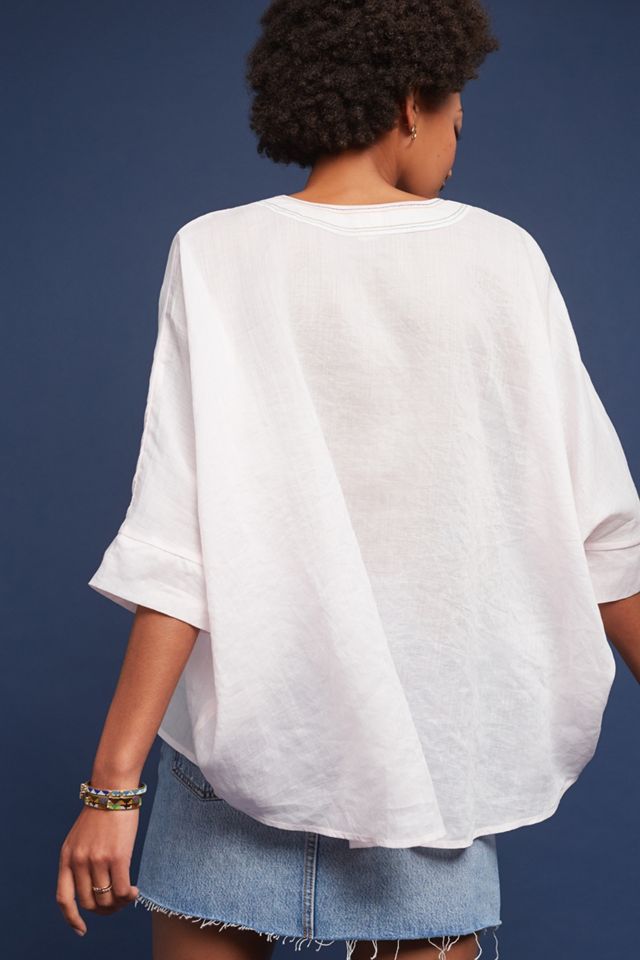 Martinique Linen Blouse #2