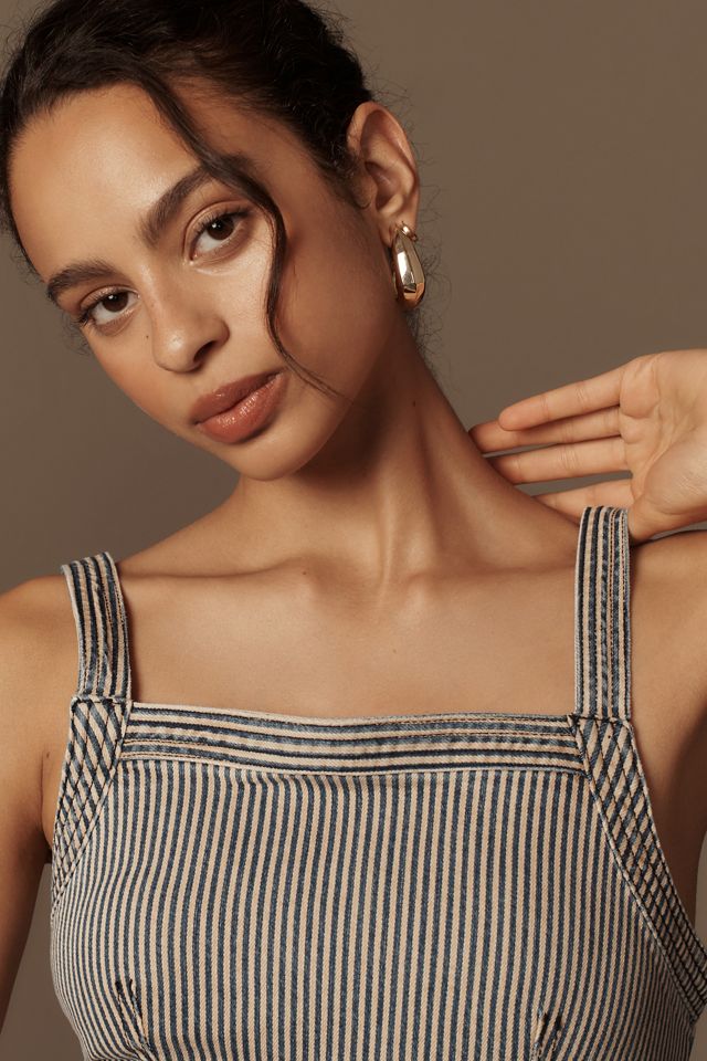 Pilcro Nika Embroidered Cropped Tank | Anthropologie