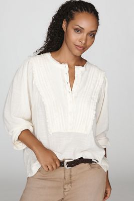 Blusa de Volantes de Algodón 100% Pilcro