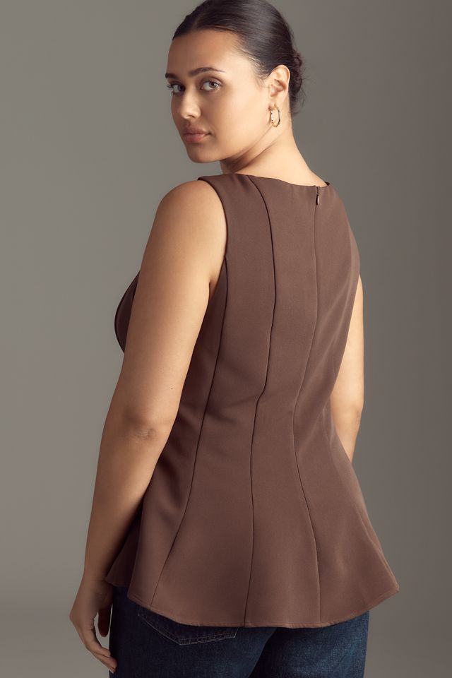En Elly Sleeveless Waisted Top #5