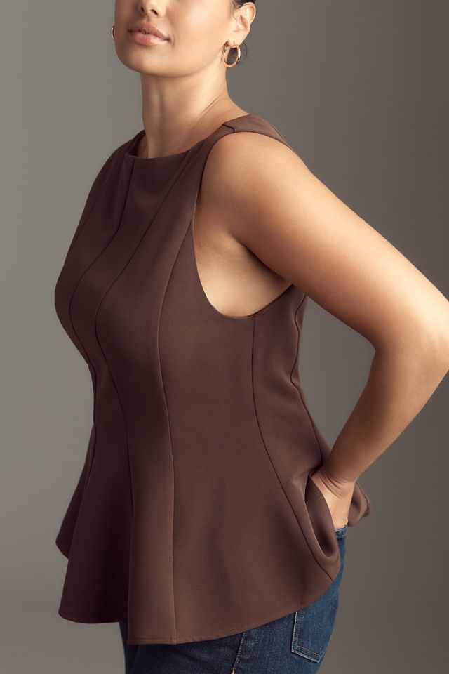 En Elly Sleeveless Waisted Top #7