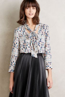 Astral Tie-Neck Blouse