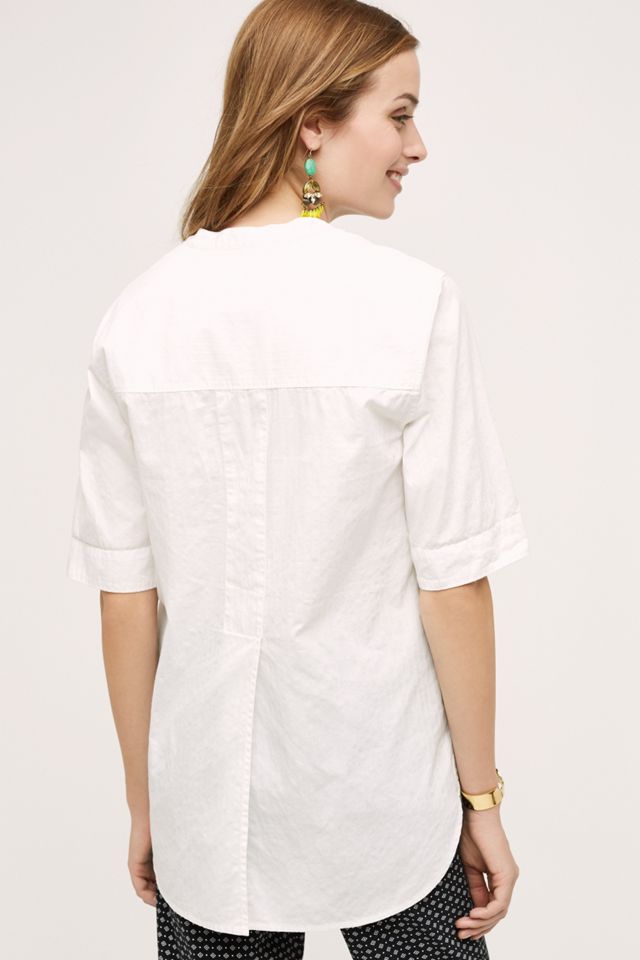 Poplin Buttondown Tunic #1
