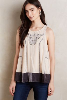 Velvet-Trimmed Swing Tank