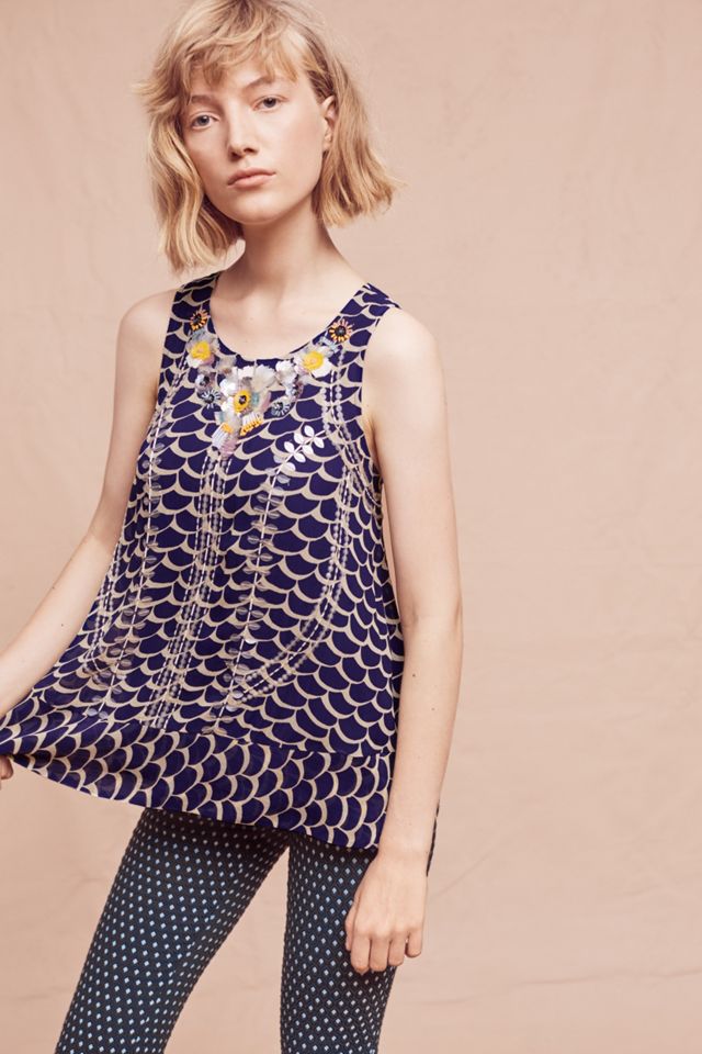 Saffron Swing Tank | Anthropologie