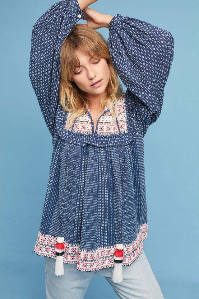 Serafina Peasant Top #2