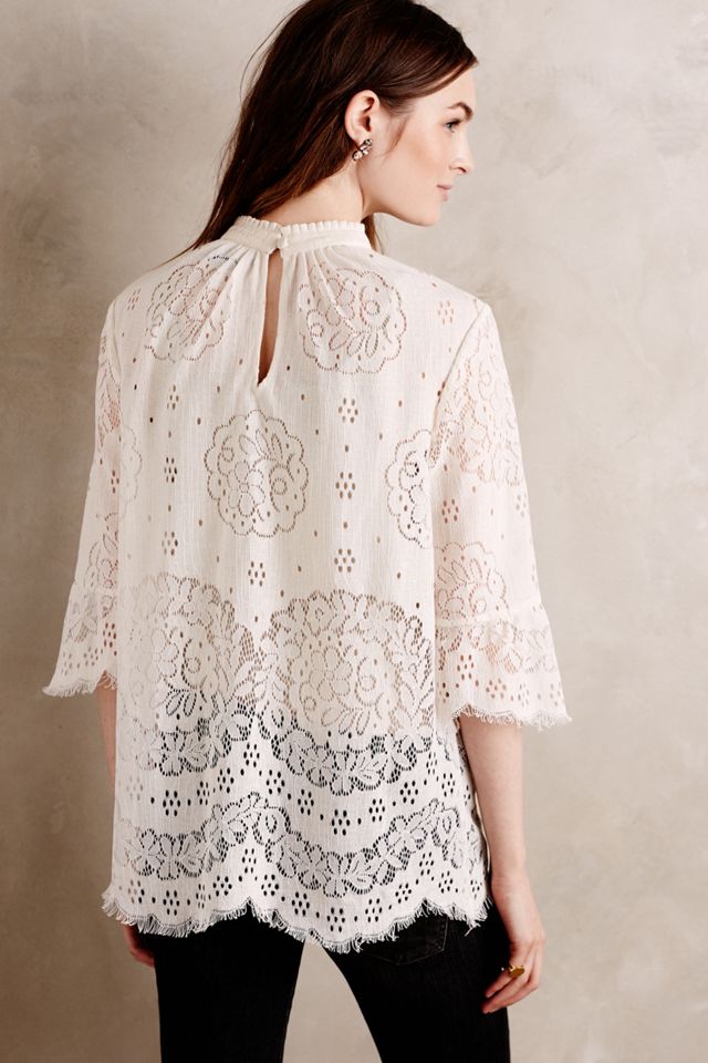 Lace Composition Blouse #1