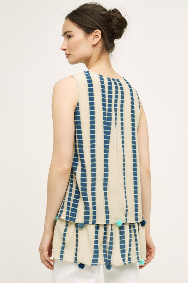 Silk Pom Tunic #1