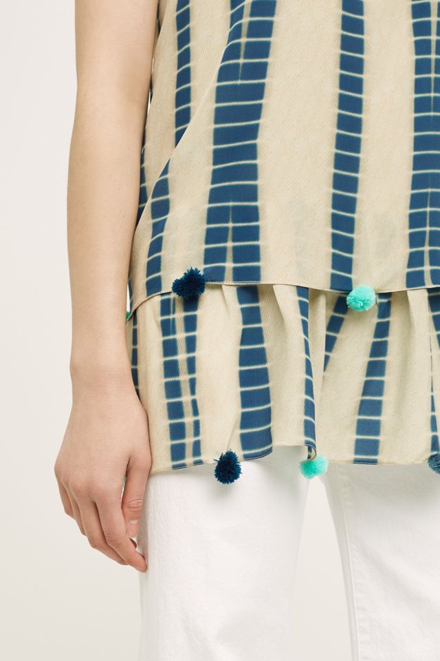 Silk Pom Tunic #2