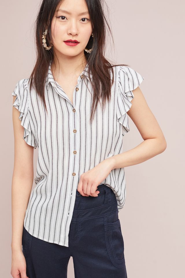 Fairhope Striped Buttondown | Anthropologie