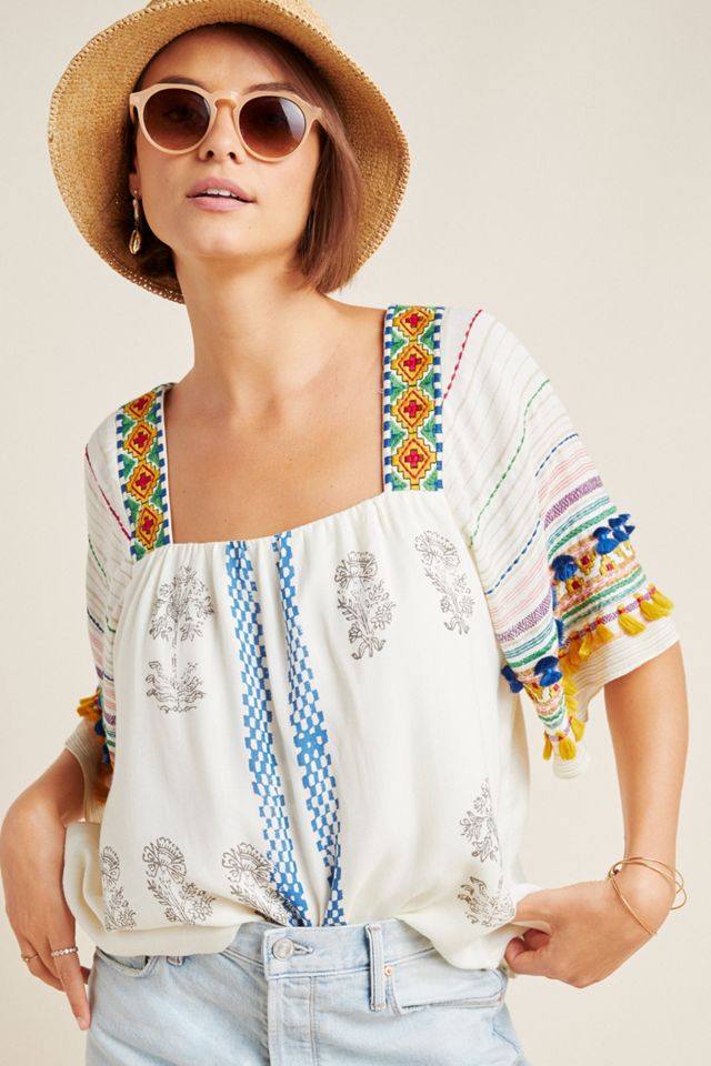 Kiera Embroidered Blouse #3