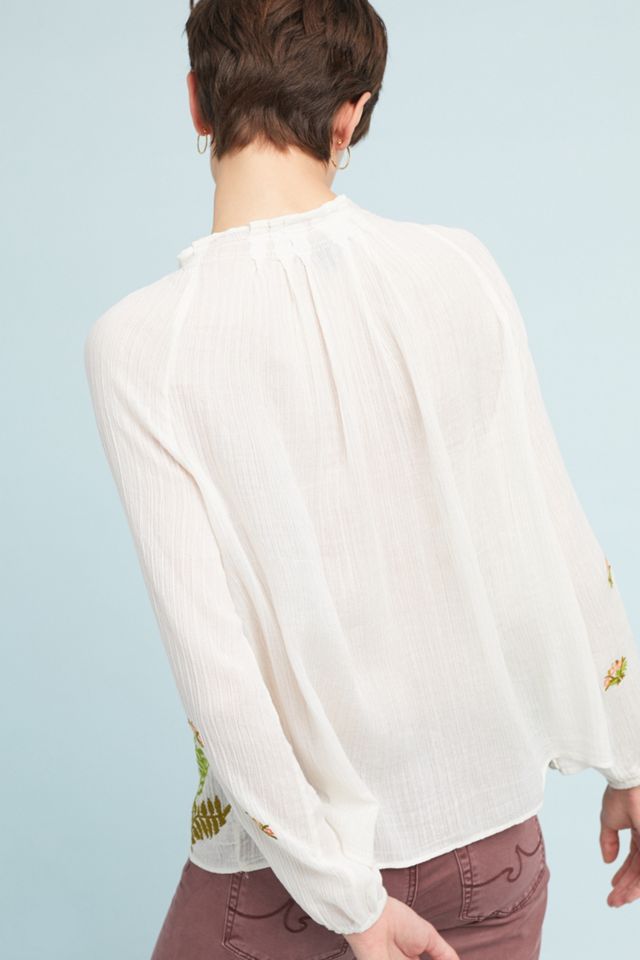 Botanical Peasant Top #2
