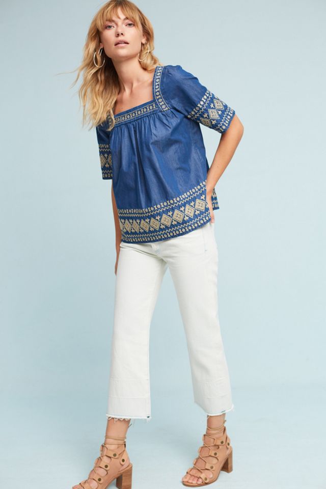 Rhea Embroidered Top #1