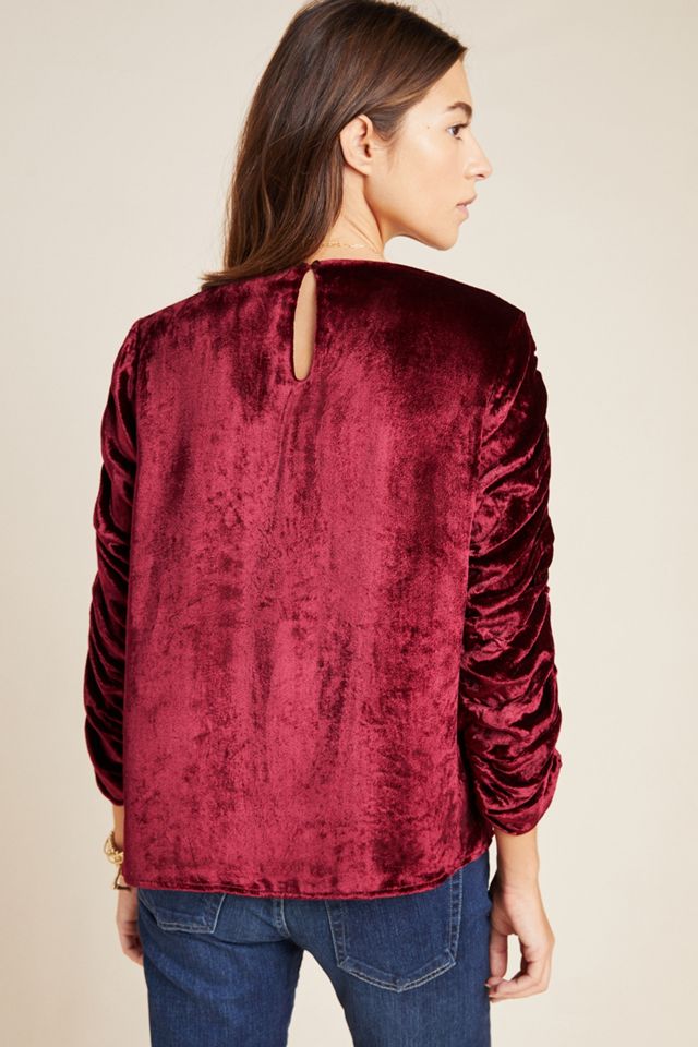 Artemia Velvet Blouse #1