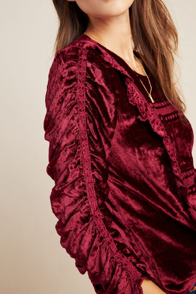 Artemia Velvet Blouse #2