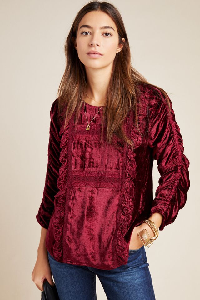 Artemia Velvet Blouse #3