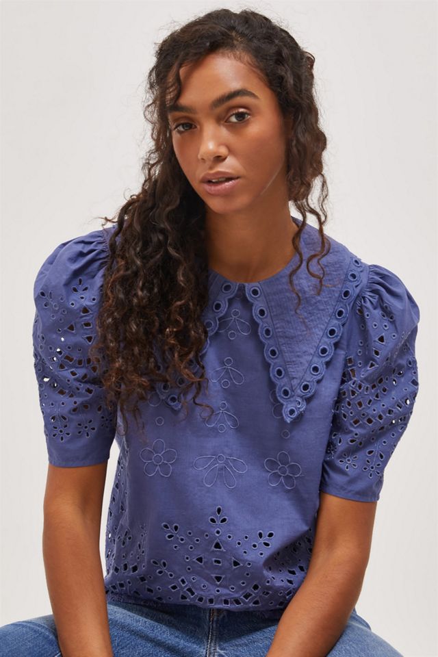 Tia Eyelet Blouse #1