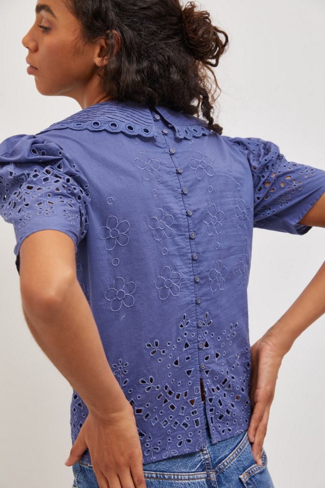 Tia Eyelet Blouse #2