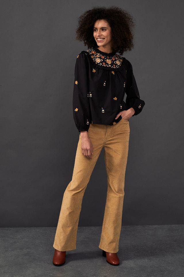 Elizabeth Cotton Embroidered Blouse #1