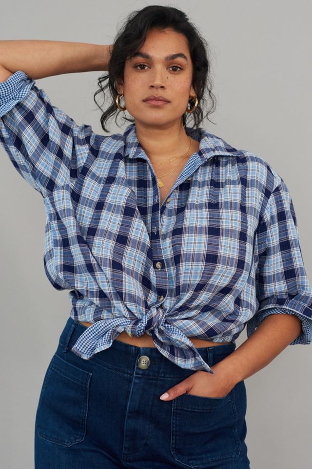 Pilcro The Romy Relaxed Plaid Buttondown #4