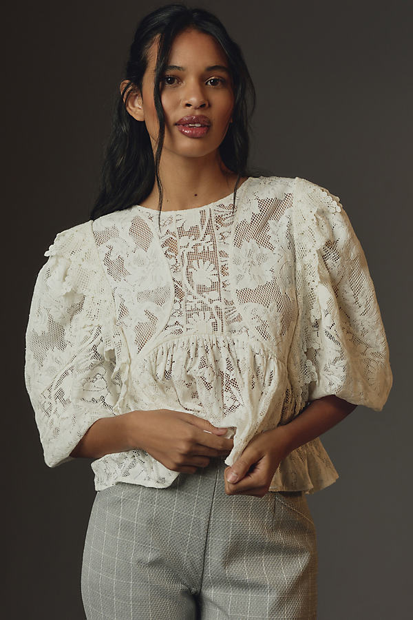Forever That Girl Babydoll Lace Blouse