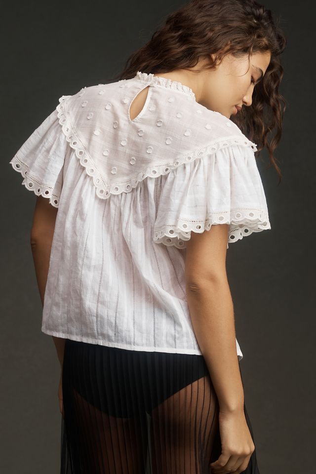 Forever That Girl Short-Sleeve Pintuck Blouse #2