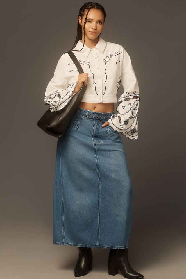 Let Me Be Eyelet Long-Sleeve Blouse #3
