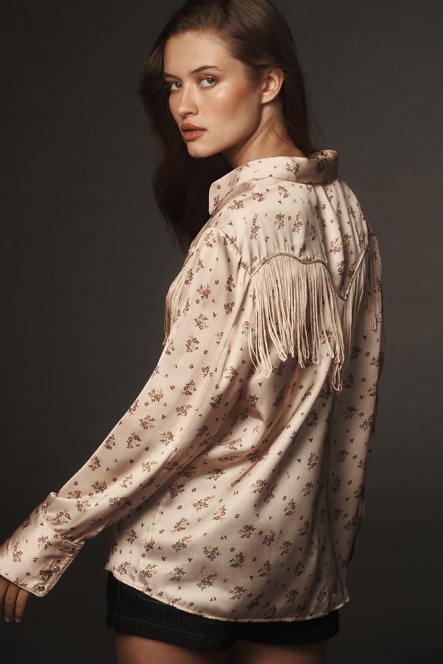 Forever That Girl Western Fringe Blouse #1