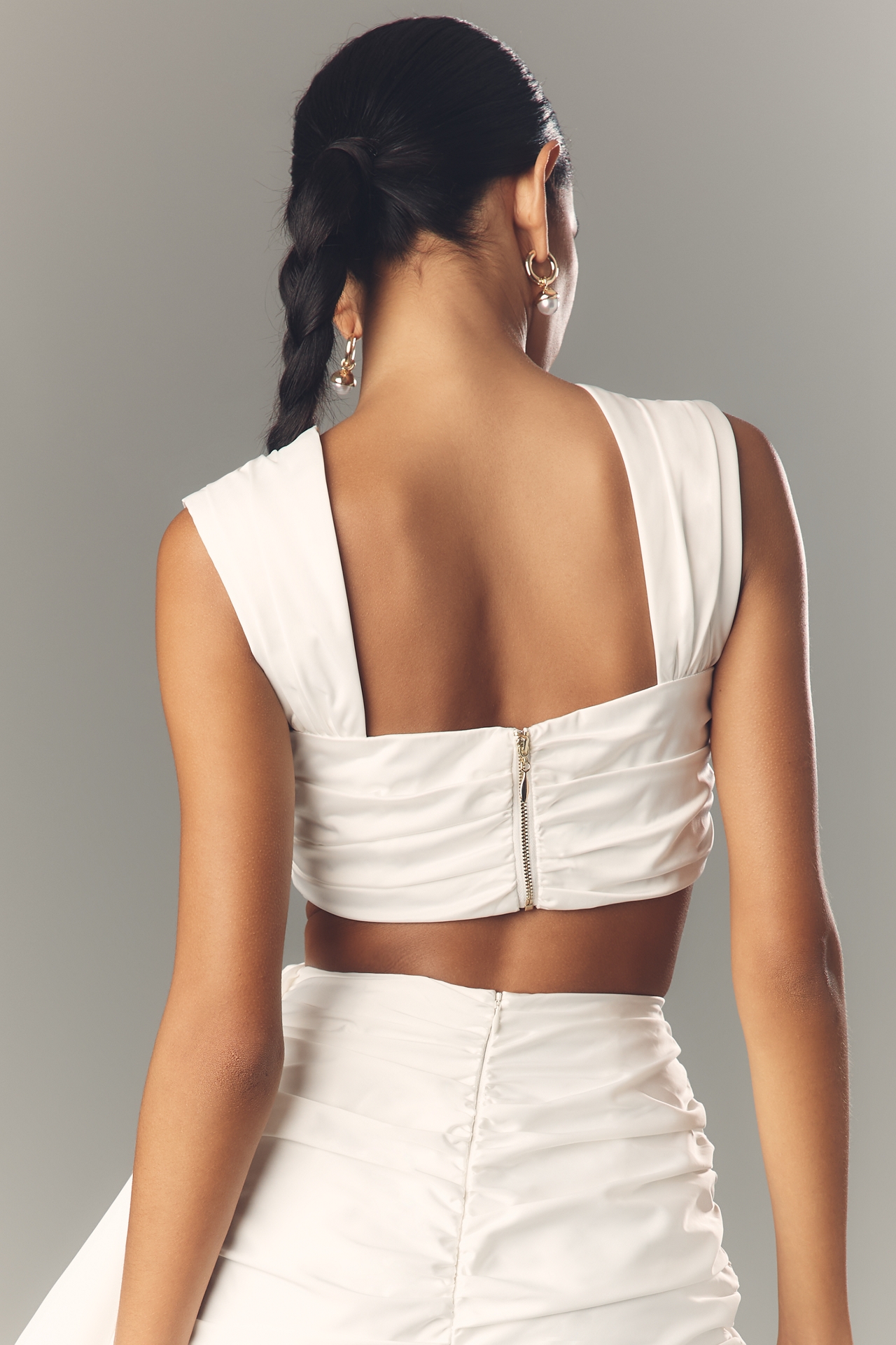 Elliatt Serena Gathered Crop Top