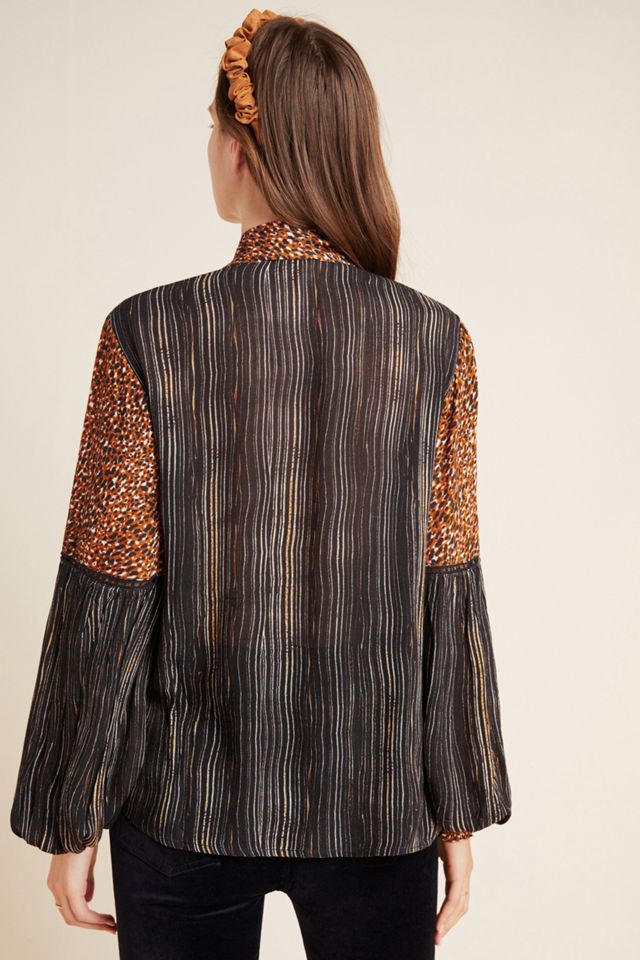 Mairead Tie-Neck Blouse #1