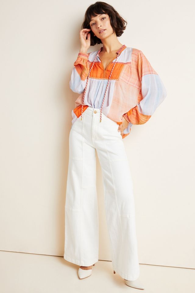 Painterly Peasant Blouse