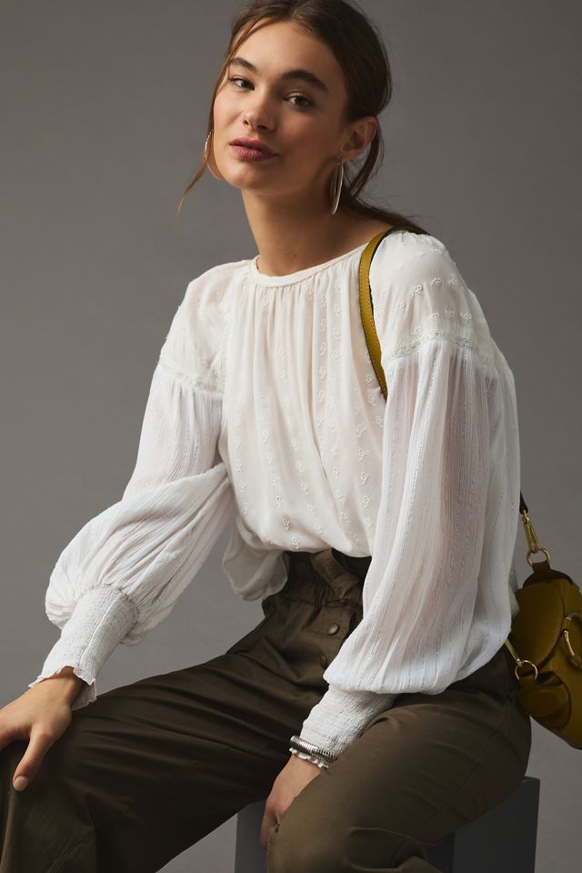 Blnk Miranda Peasant Blouse Anthropologie