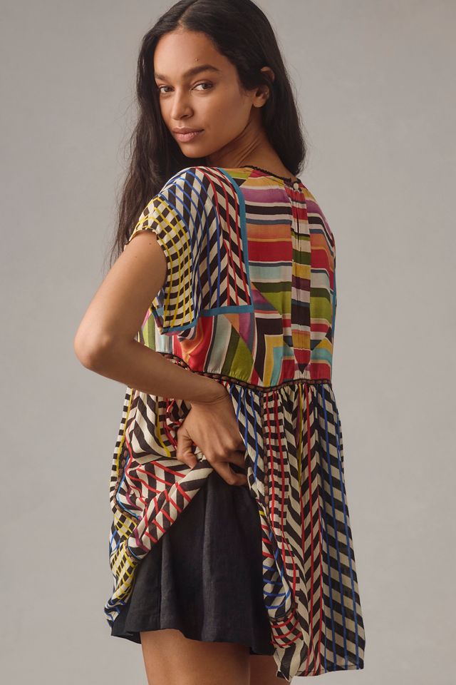 Conditions Apply Short-Sleeve Tunic Top #1