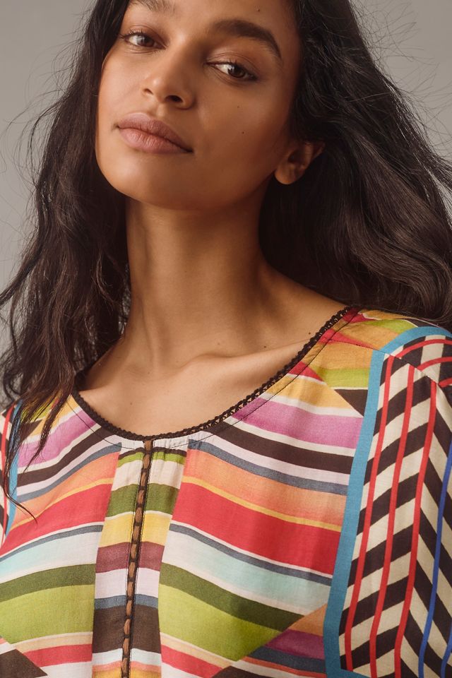 Conditions Apply Short-Sleeve Tunic Top #2