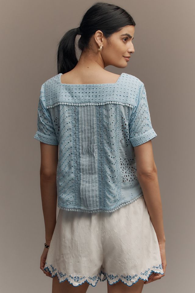 Conditions Apply Petite Lutana Short-Sleeve Blouse #2