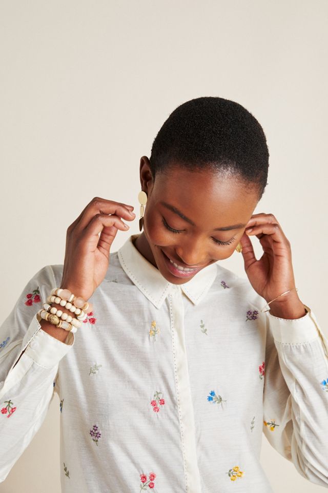Darlina Embroidered Buttondown #3