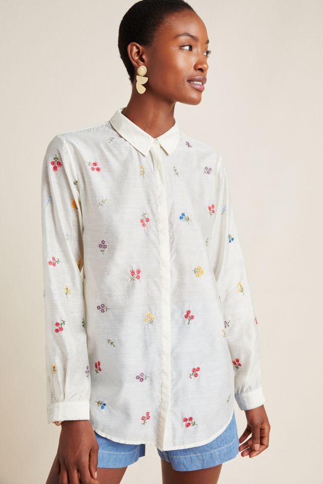 Darlina Embroidered Buttondown #4