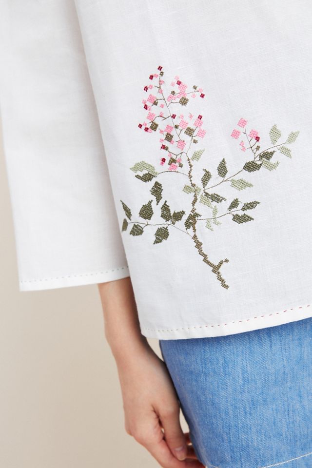 Helen Embroidered Blouse #1