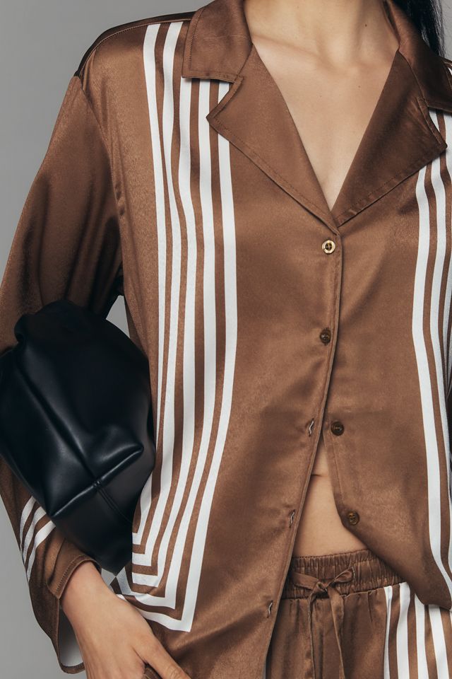 Glamorous Plus Satin Buttondown Shirt #7
