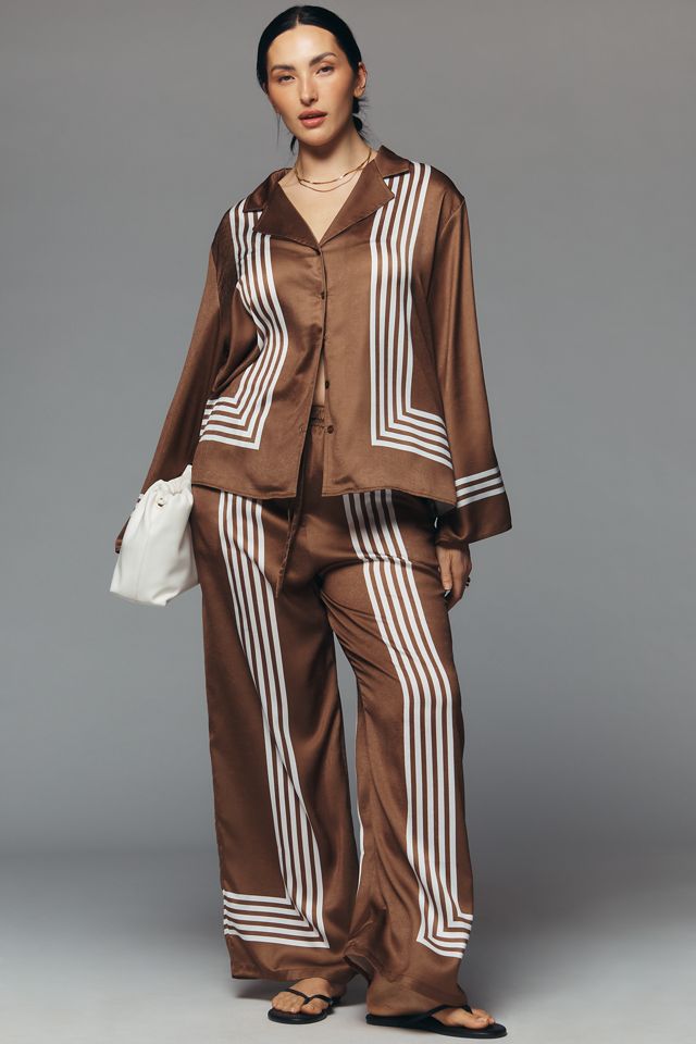 Glamorous Plus Satin Buttondown Shirt #2