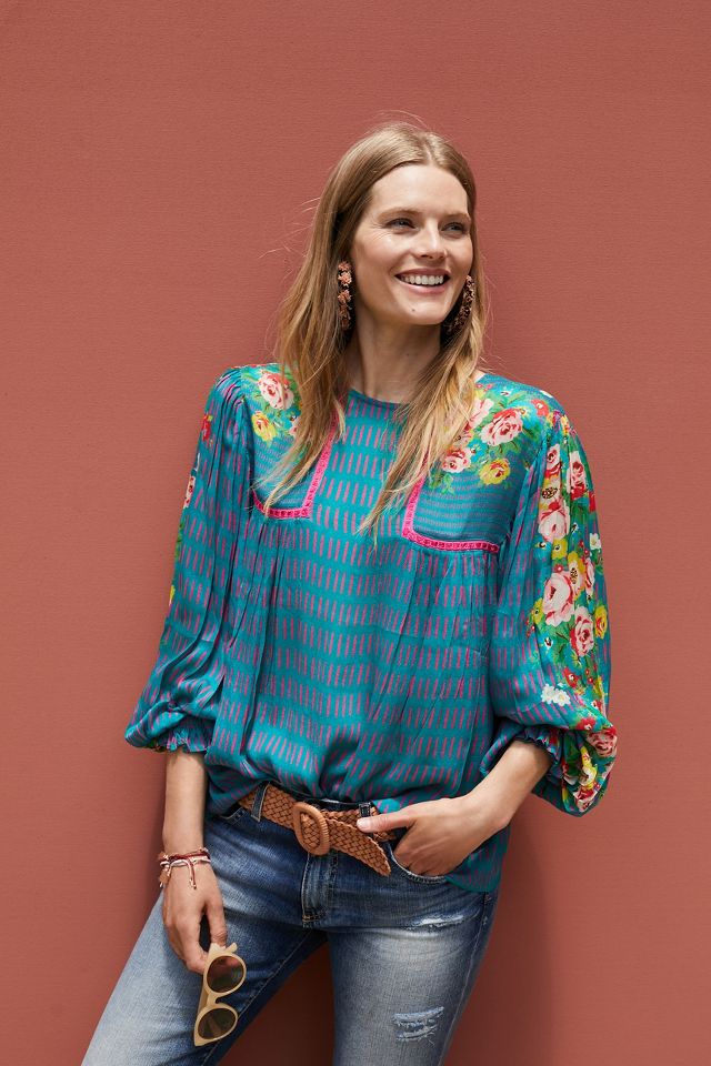 Anthropologie discount peasant blouse