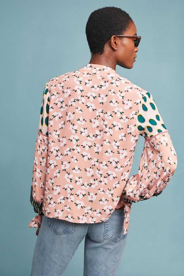 Velia Neck-Tie Blouse #1