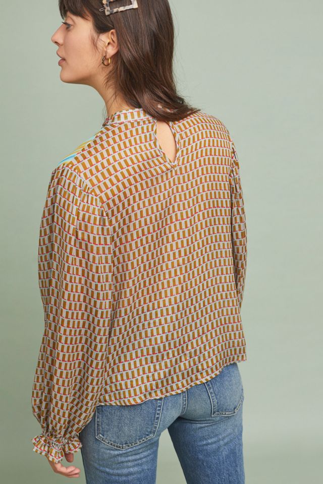 Retro Peasant Blouse #1