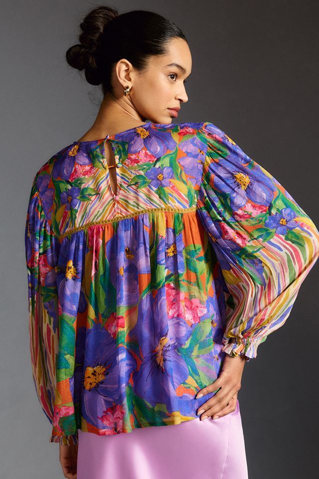 Bl-nk Miranda Peasant Blouse #2