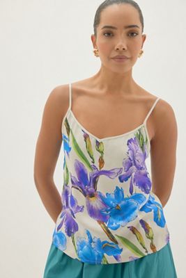 By Anthropologie Krista Liliendruck Trägertop