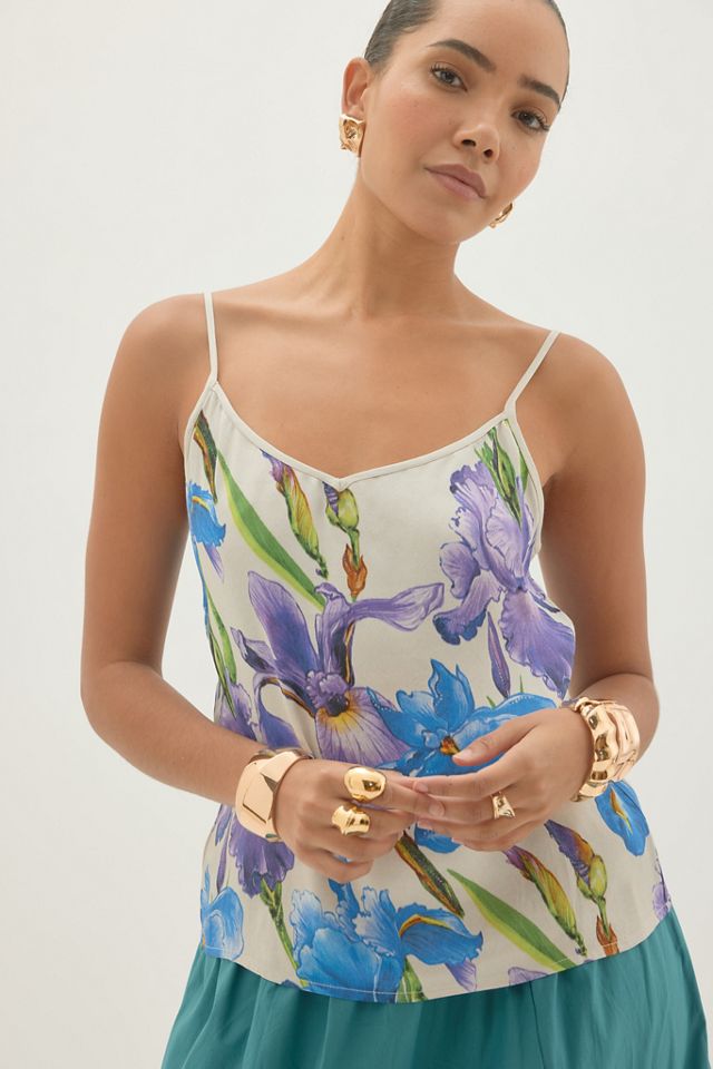 Haut caraco Krista à imprimé lys By Anthropologie #3